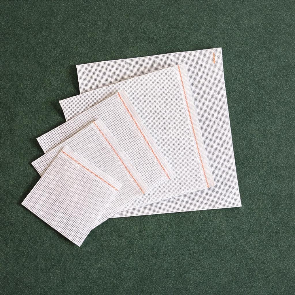 18 Mesh Zweigart Needlepoint Canvas Blank Canvas for Needlepoint Projects 4x4, 5x5, 6x6, 7x7, or 8x8 inches